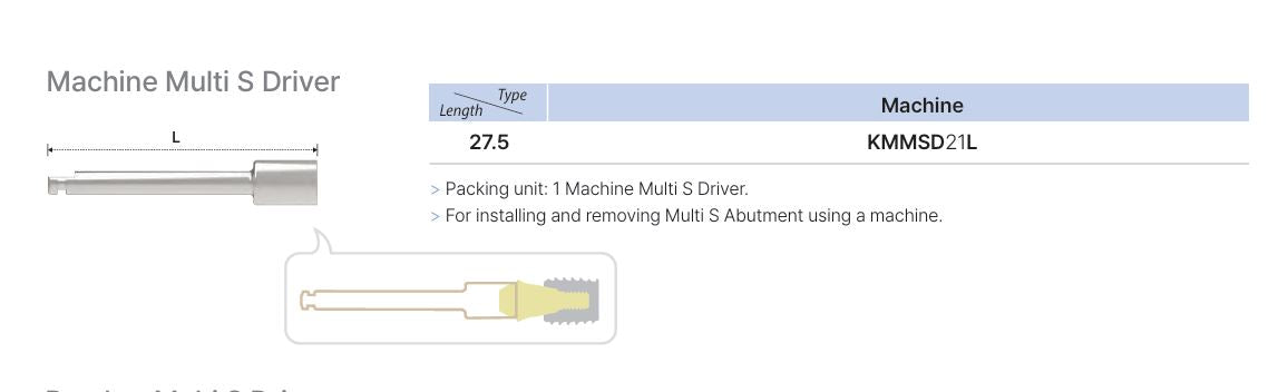 Machine Multi S Driver
