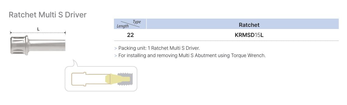 Ratchet Multi S Driver