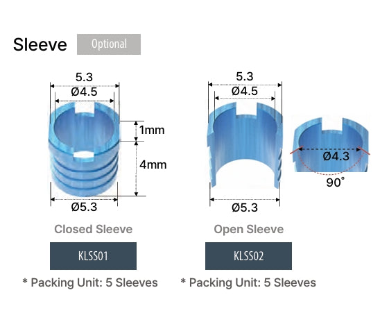 Cowellmedi Lodestar Guided Surgery Sleeves (Pack of 5)